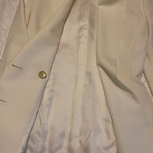 Cream Tailored Blazer & Pants Set – Elegant & Timeless